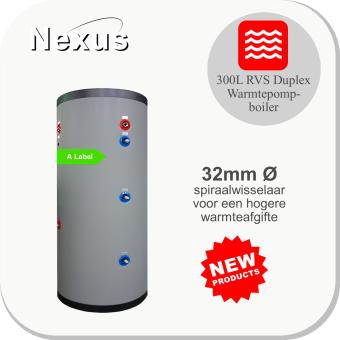 RVS Hygiëne boiler PAWT-300 XL-LE1-32mm