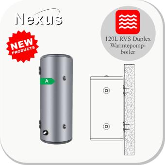 RVS Hygiëne boiler PAWT-120 XL-LE1/WM