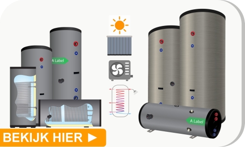 RVS Hygiëne-boilers (2) coil